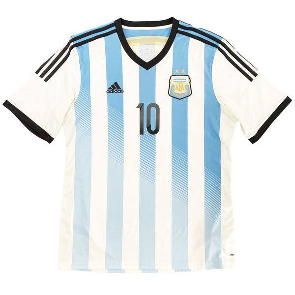 Argentinië - Thuisshirt - MESSI #10 - WK 2014 - Maat XL - 8/10