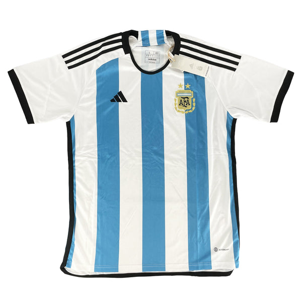 WK 2022 Argentinië Thuis Shirt - 10/10 - (M & L) - Oldschool Voetbalshirts