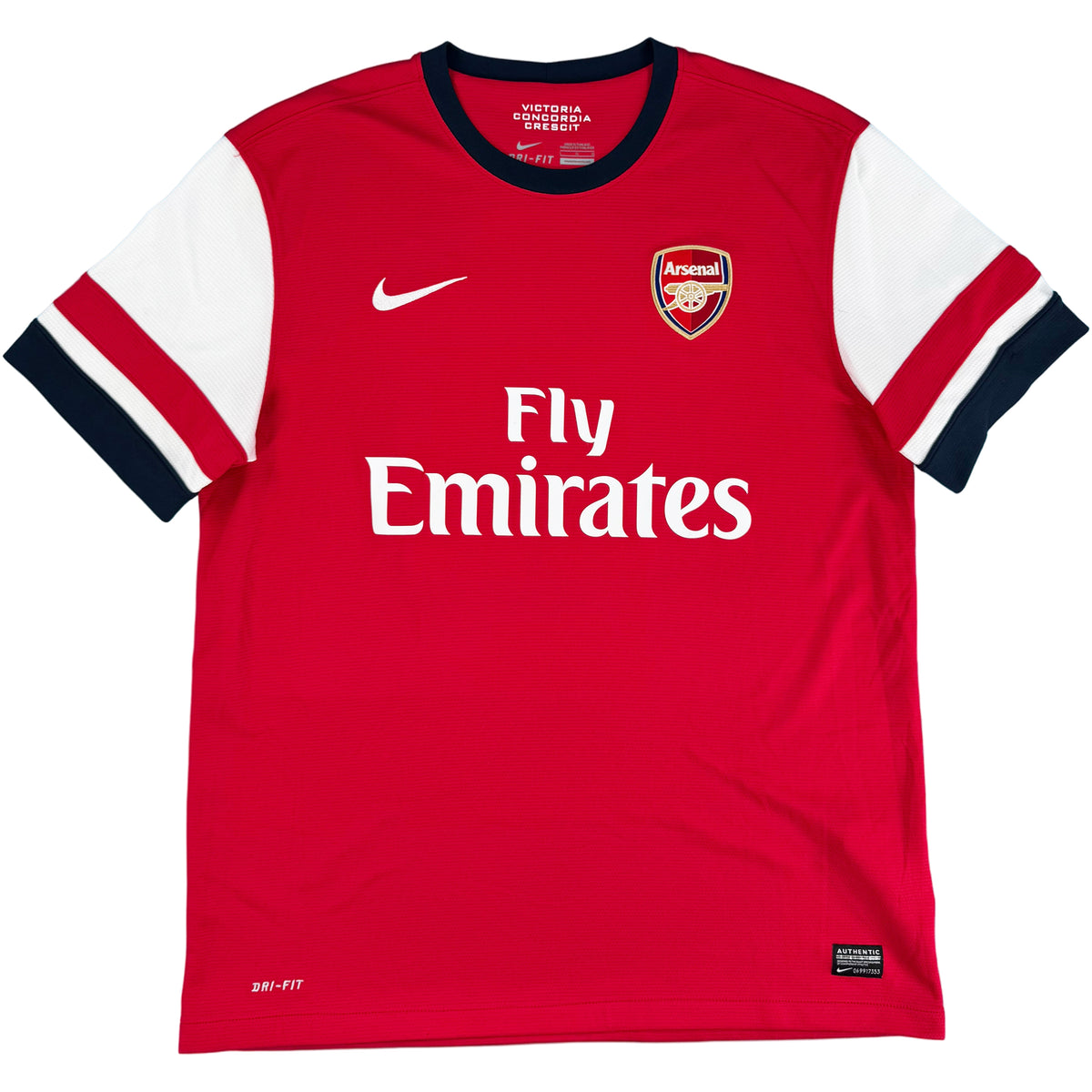 2012-14 Arsenal Thuis Shirt - 8/10 - (L) - Oldschool Voetbalshirts