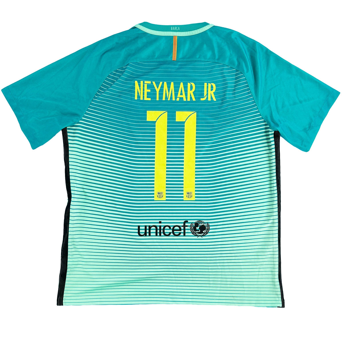 Barcelona - Derde Shirt - NEYMAR JR #11 - 2016/17 - Maat XL - 8/10