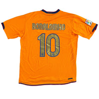 Barcelona - Uitshirt - RONALDINHO #10 - 2006/08 - Maat XL - 9/10