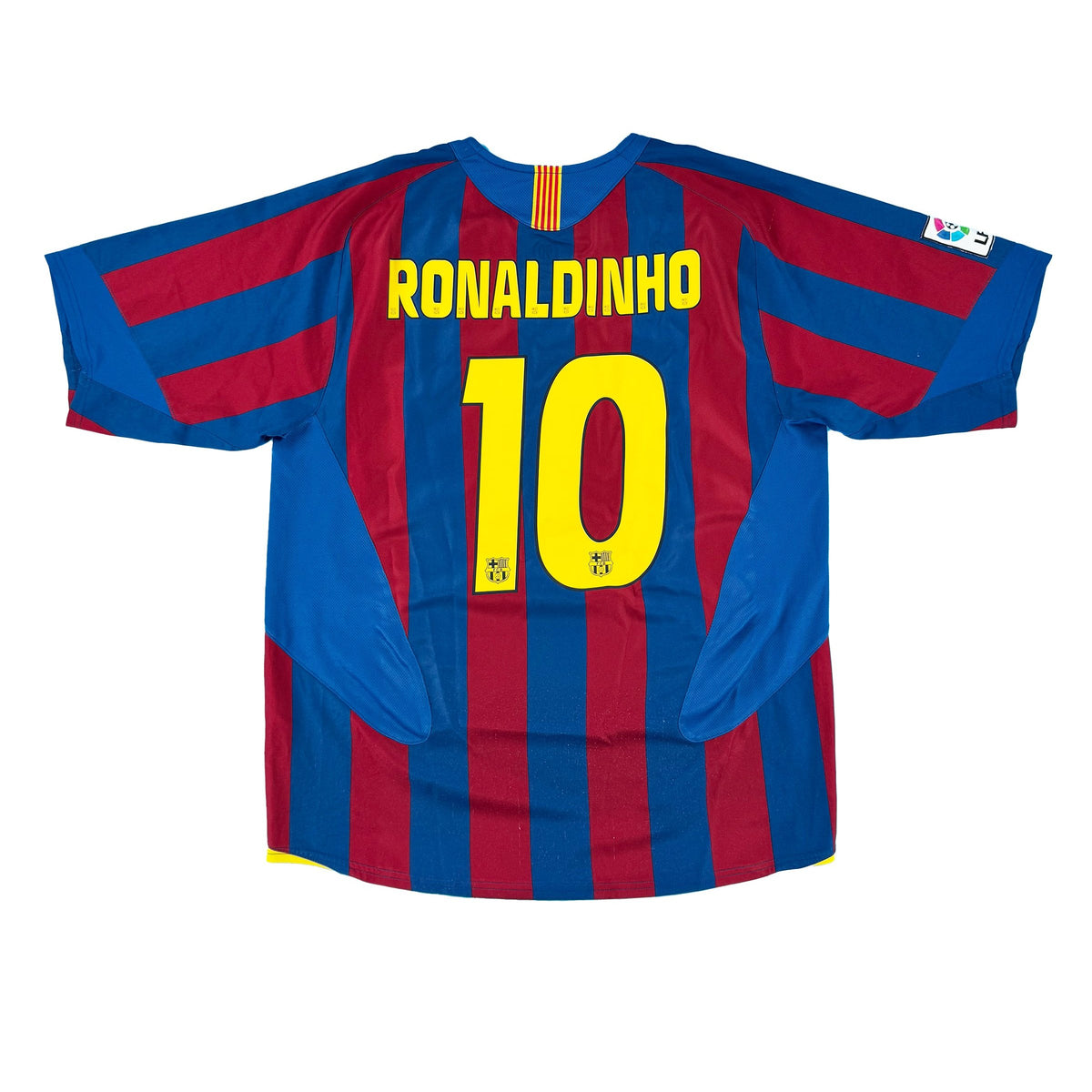 Barcelona - Thuisshirt - RONALDINHO #10 - 2005/06 - Maat L - 8/10