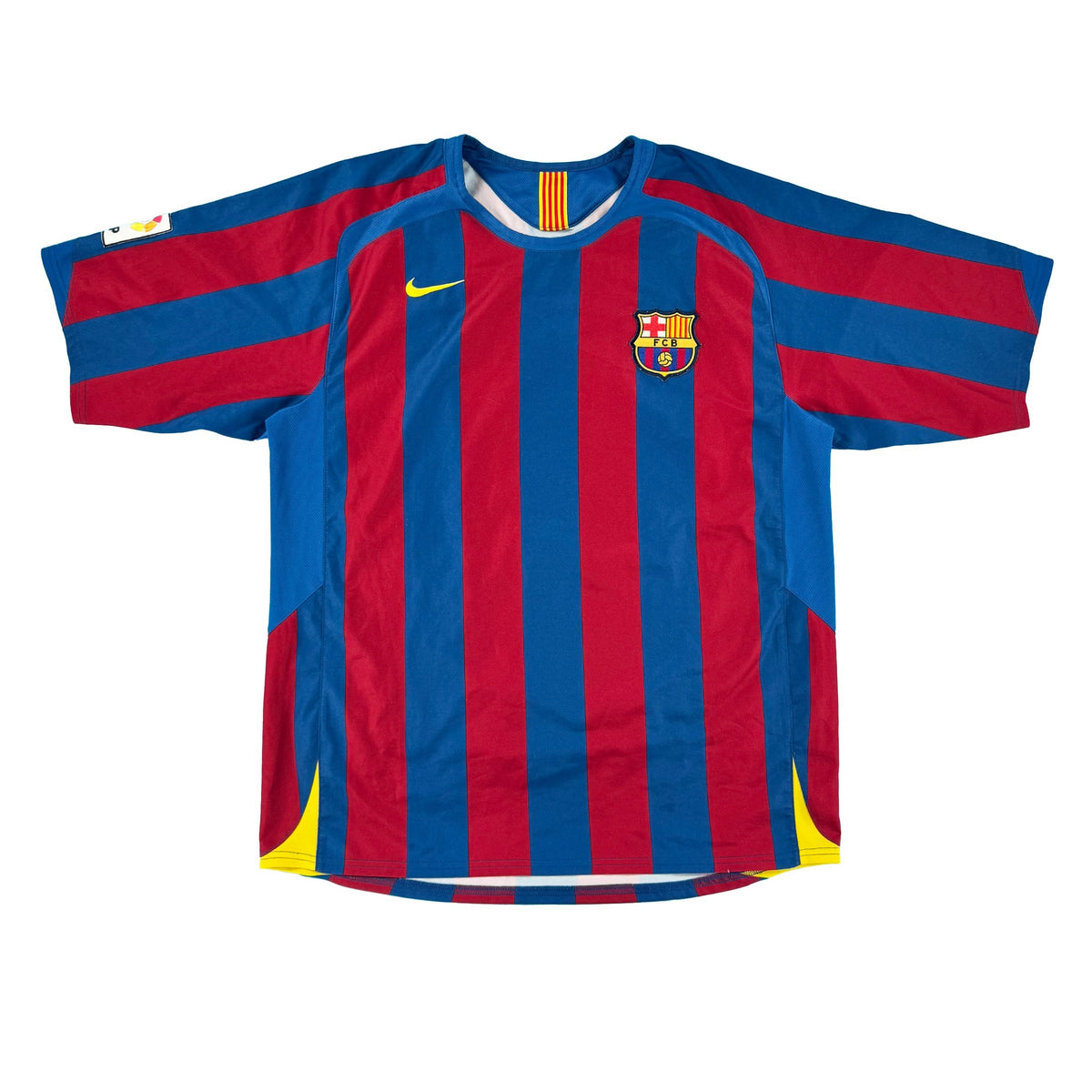 Barcelona - Thuisshirt - RONALDINHO #10 - 2005/06 - Maat L - 8/10