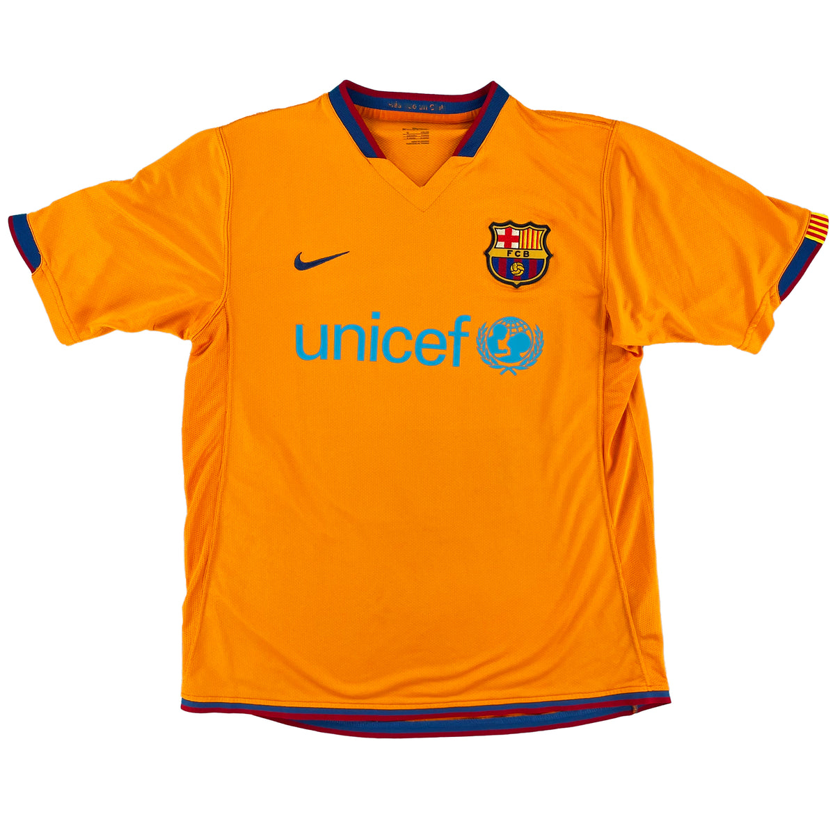 Barcelona - Uitshirt - RONALDINHO #10 - 2006/08 - Maat M - 9/10