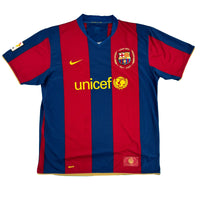 Barcelona - Thuisshirt - 2007/08 - Maat XL - 8/10