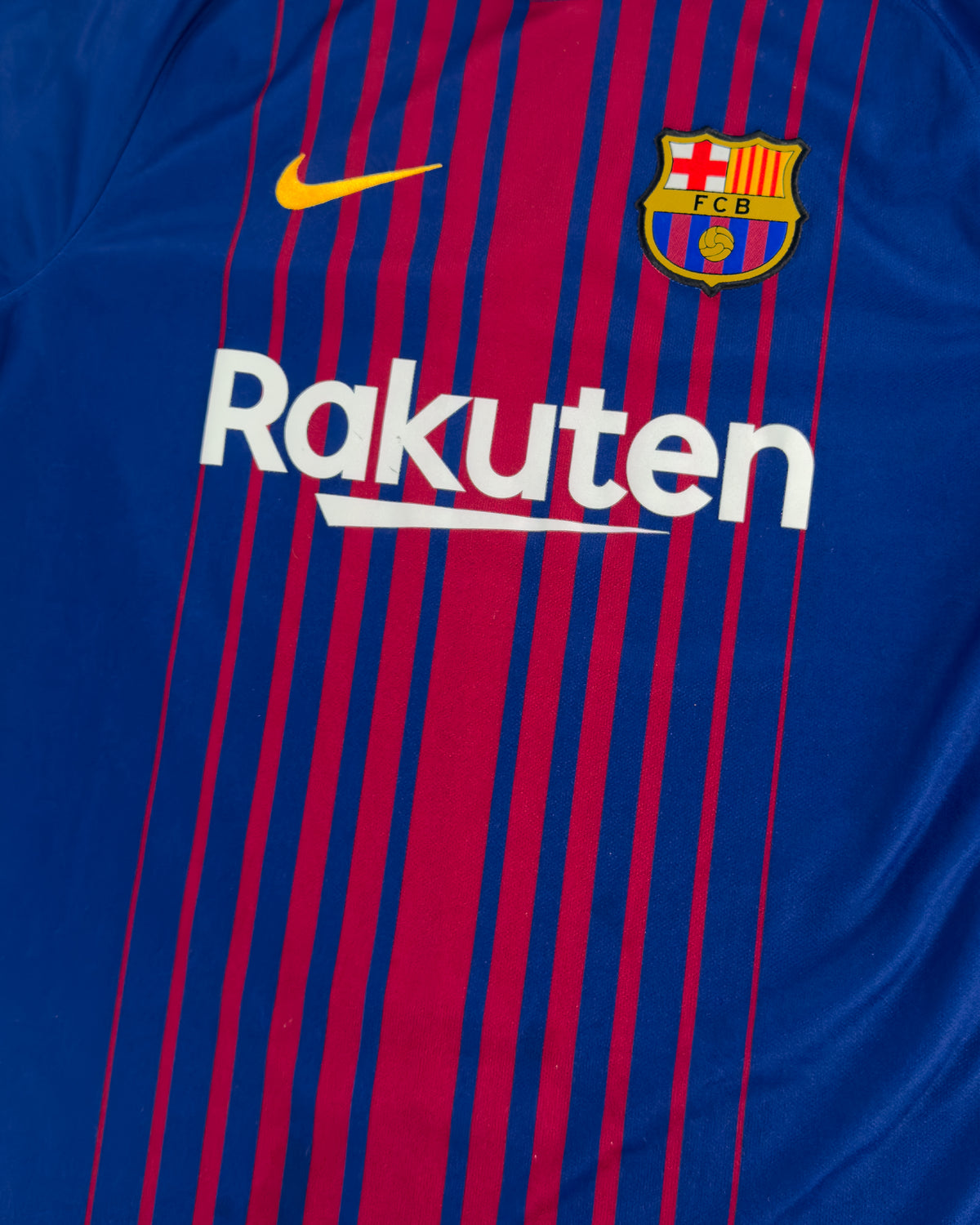 Barcelona - Thuisshirt - 2017/18 - Maat M - 8/10