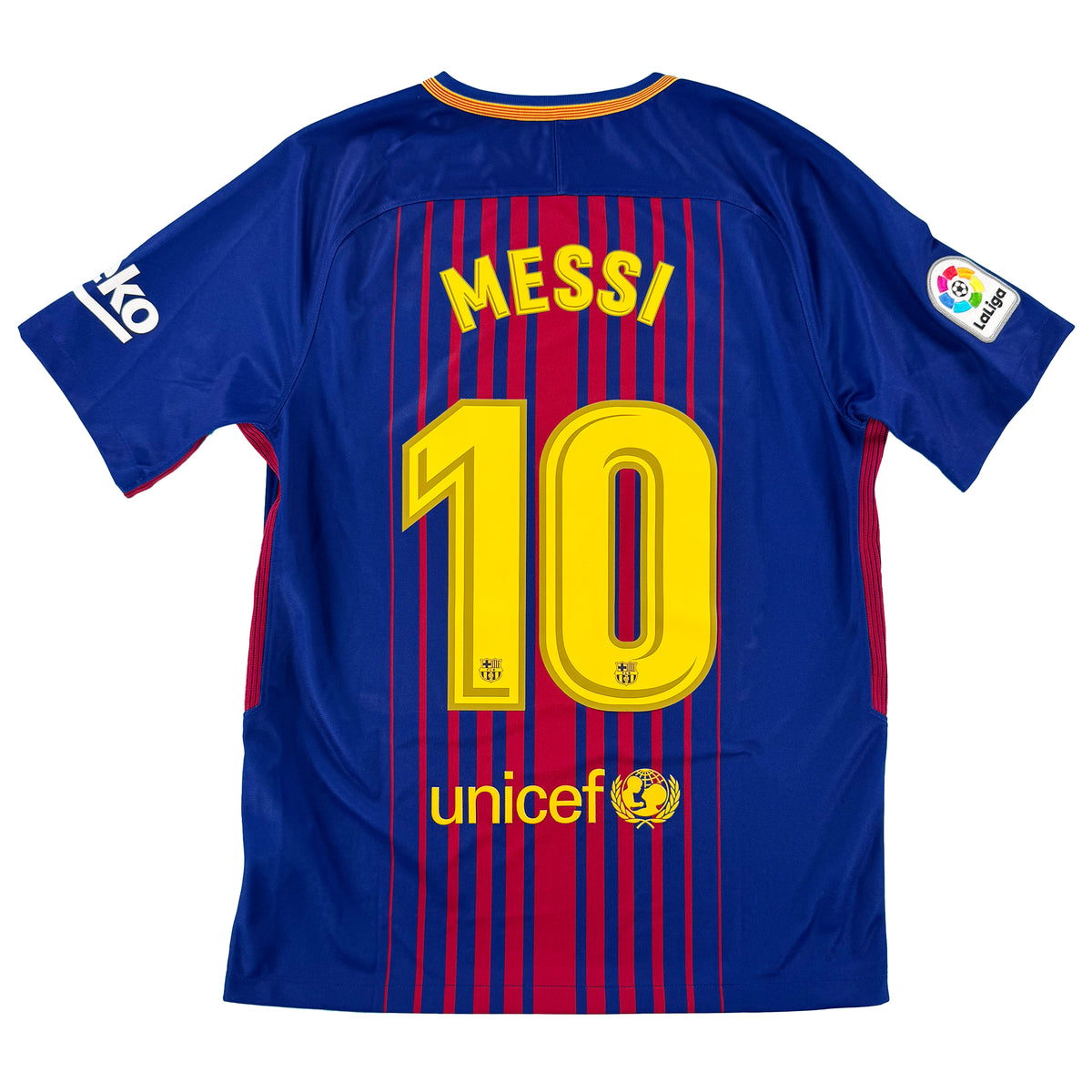 Barcelona - Thuisshirt - MESSI #10 - 2017/18 - Maat M - 8/10