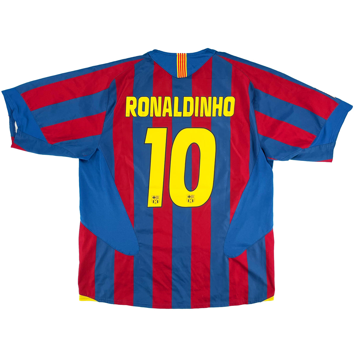 Barcelona - Thuisshirt - RONALDINHO #10 - 2005/06 - Maat XL - 8/10