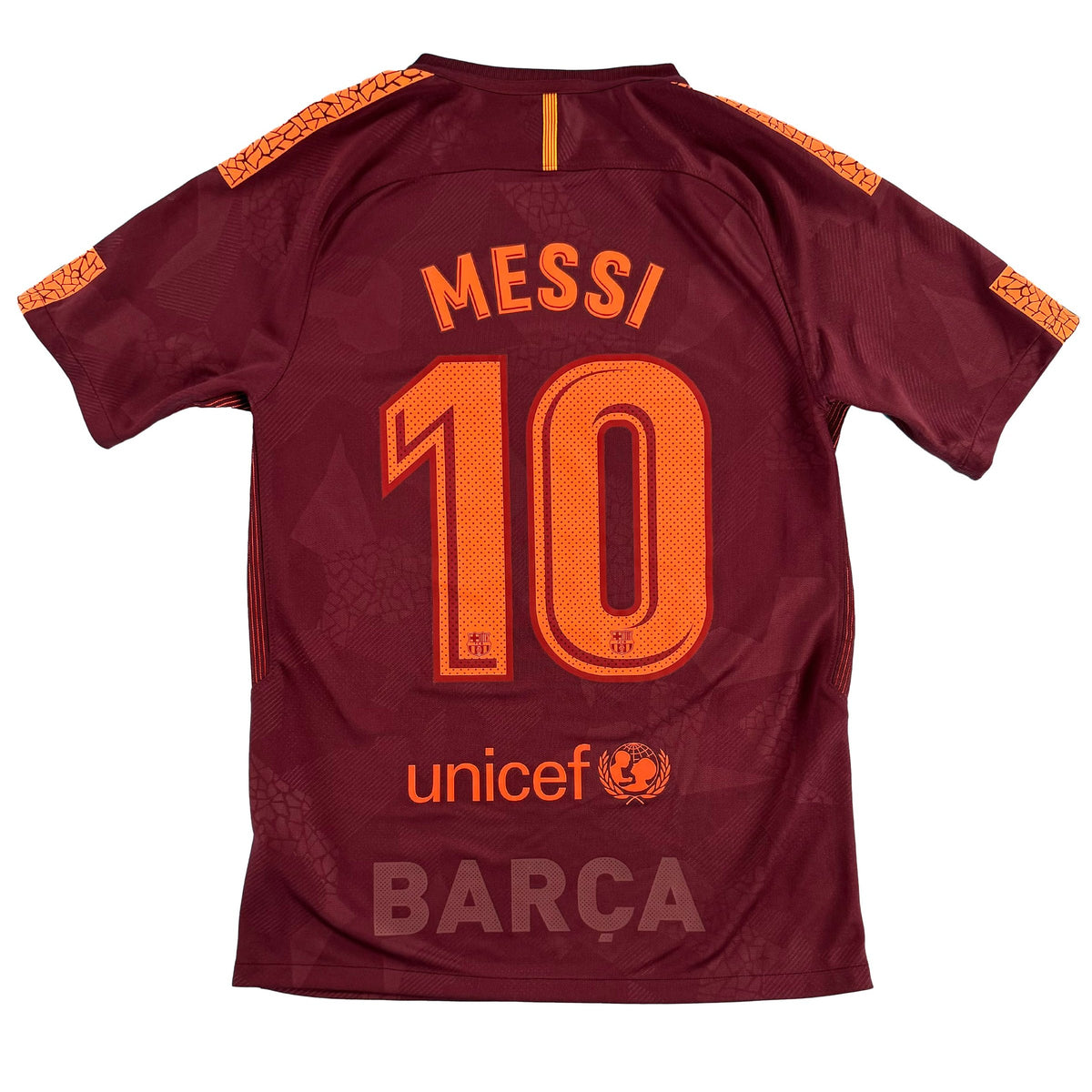 Barcelona - Derde Shirt - MESSI #10 - 2017/18 - Maat S - 10/10