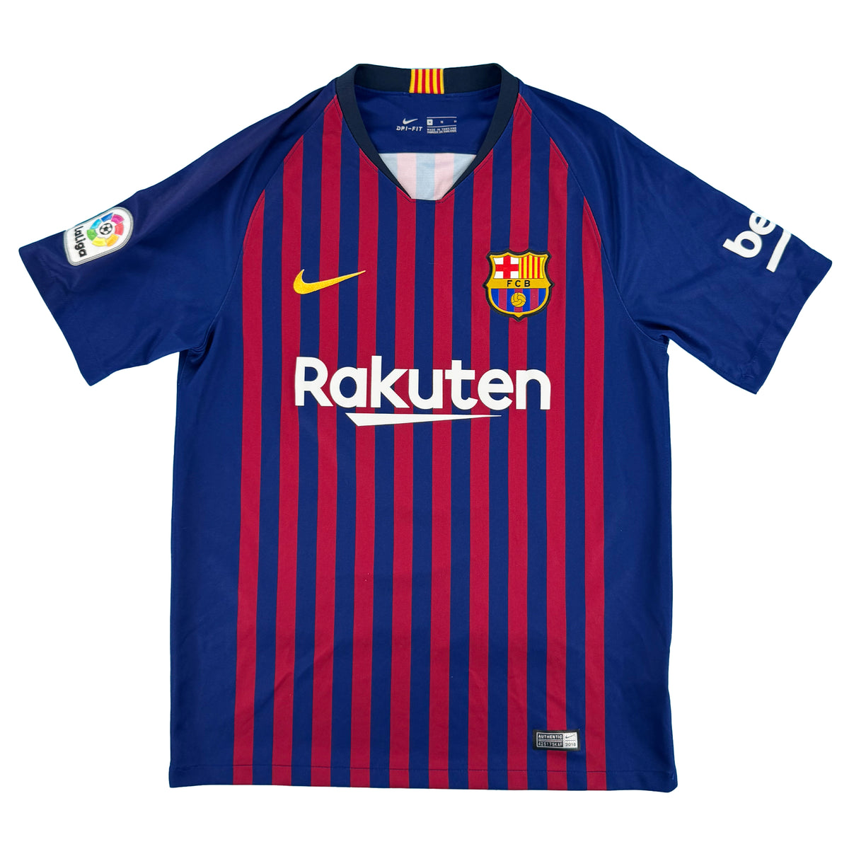 Barcelona - Thuisshirt - SUAREZ #9 - 2018/19 - Maat M - 9/10