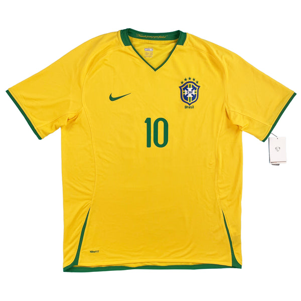 Brazilië - Thuisshirt - RONALDINHO #10 - 2008/10 - Maat XL - 10/10