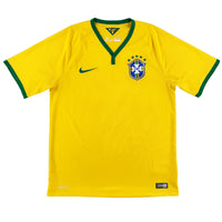 Brazilië - Thuisshirt - WK 2014 - Maat M - 8/10