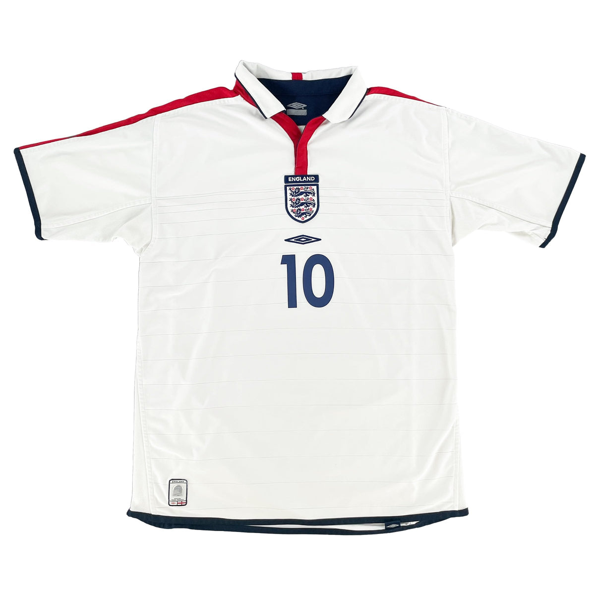 Engeland - Thuisshirt - OWEN #10 - EK 2004 - Maat L - 8/10