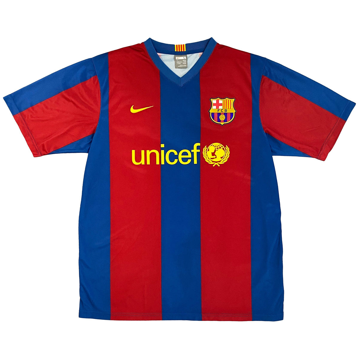 Barcelona - Thuisshirt - 2007/08 - Maat XL - 9/10