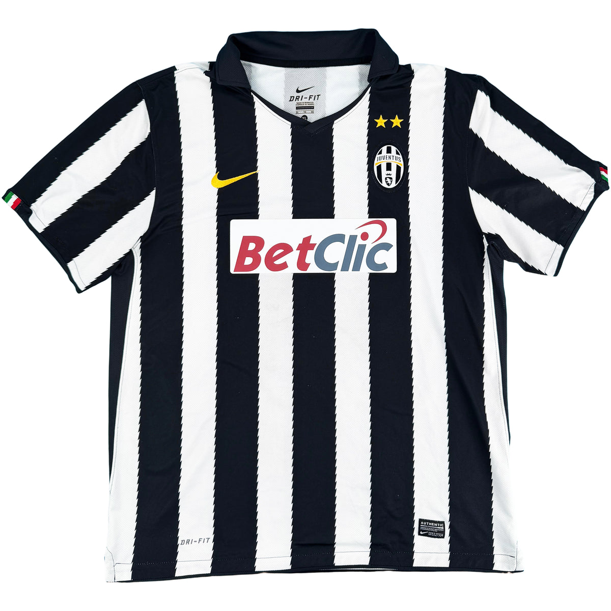 2010-11 Juventus Thuis Shirt - 7/10 - (XL) - Oldschool Voetbalshirts