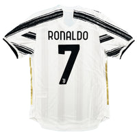 2020-21 Juventus Player Issue Thuis Shirt Ronaldo #7 - 10/10 - (M) - Oldschool Voetbalshirts