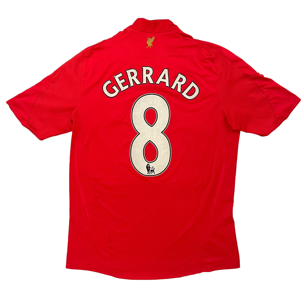 Liverpool - Thuisshirt - GERRARD #8 - 2008/10 - Maat M - 8/10