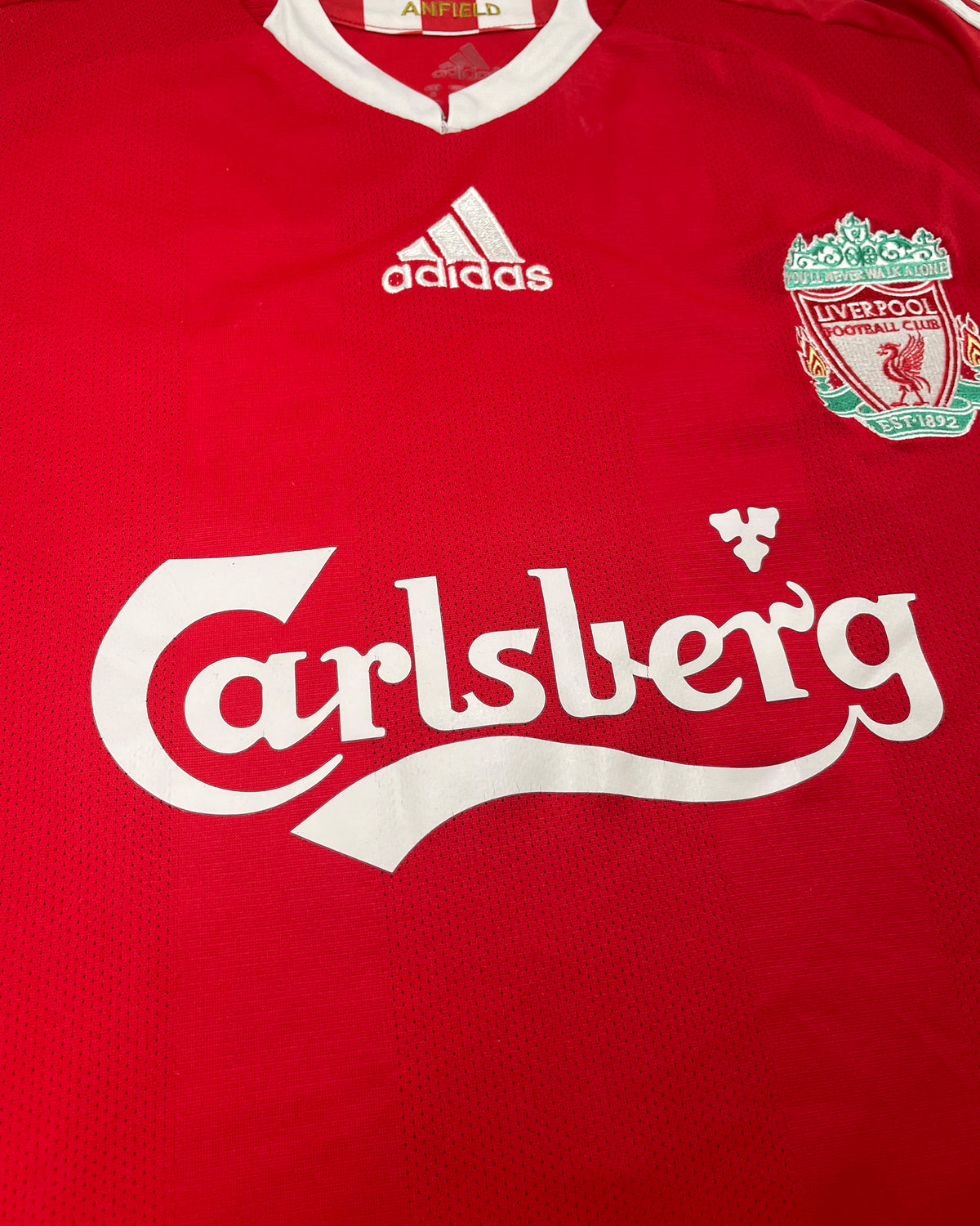 Liverpool - Thuisshirt - GERRARD #8 - 2008/10 - Maat M - 8/10