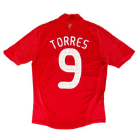 Liverpool - Thuisshirt - TORRES #9 - 2008/10 - Maat S - 7/10