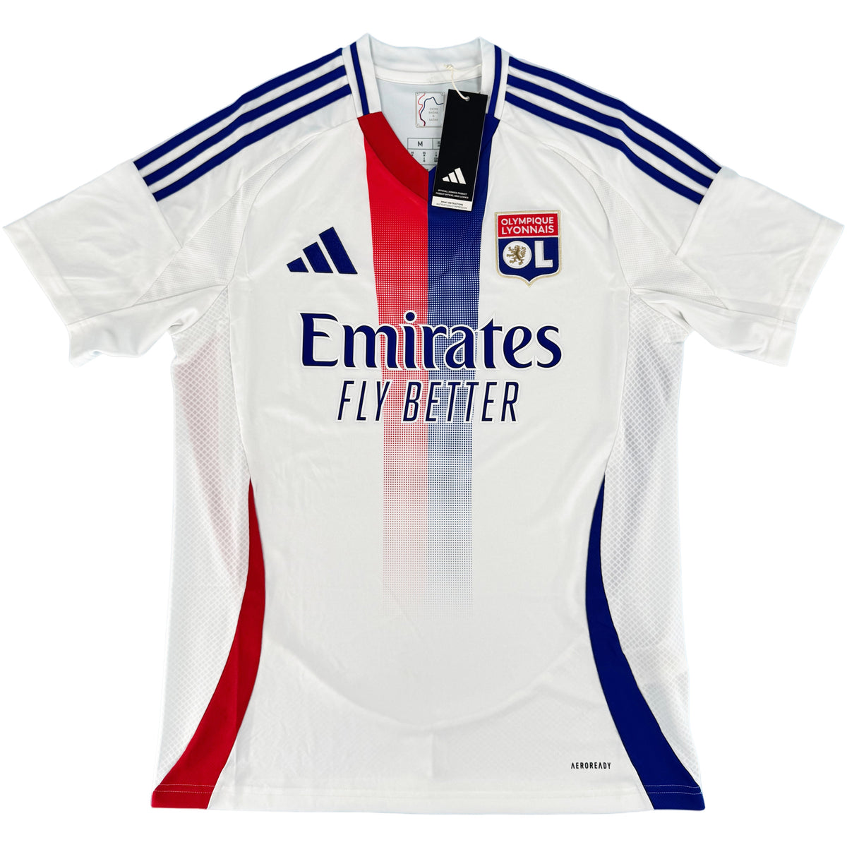 2023-24 Olympique Lyon Thuis Shirt - 10/10 - (M)