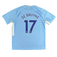 Manchester City - Thuisshirt - DE BRUYNE #17 - 2017/18 - Maat XL - 8/10