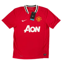 2010-11 Manchester United Thuis Shirt - 10/10 - (M)