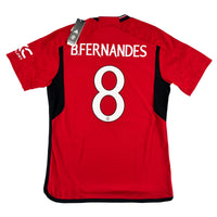 Manchester United - Thuisshirt - FERNANDES #8 - 2023/24 - Maat L - 10/10