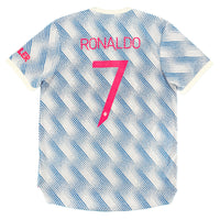 2021-22 Manchester United Authentic Uit Shirt Ronaldo #7 - 10/10 - (L) - Oldschool Voetbalshirts