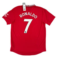 2022-23 Manchester United Authentic Thuis Shirt Ronaldo #7 - 10/10 - (L) - Oldschool Voetbalshirts