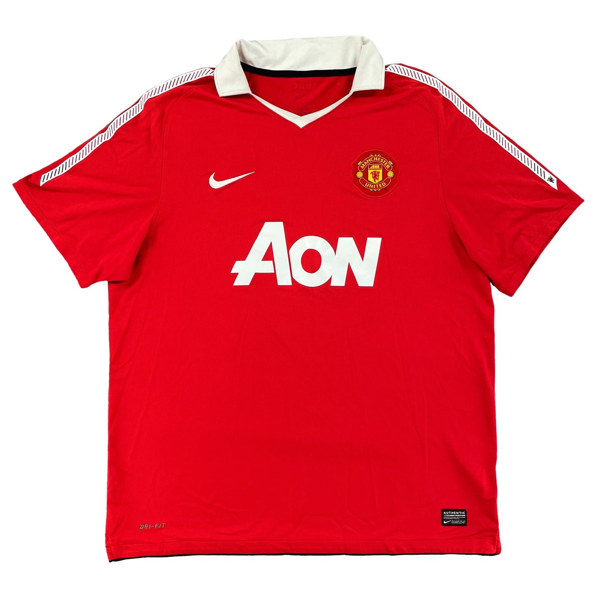 Manchester United - Thuisshirt - 2010/11 - Maat XL - 8/10