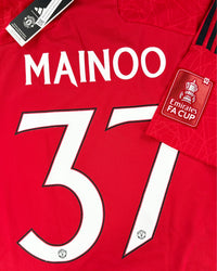 Manchester United - Thuisshirt - MAINOO #37 - 2023/24 - Maat L - 10/10