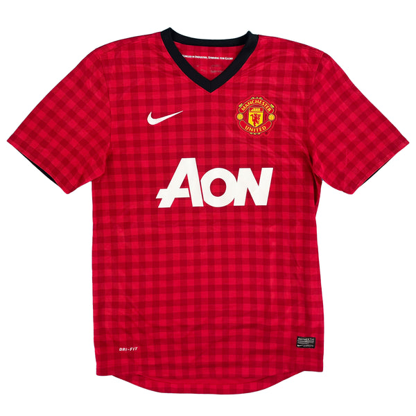 2012-13 Manchester United Thuis Shirt Van Persie #20- 9/10 - (S) - Oldschool Voetbalshirts