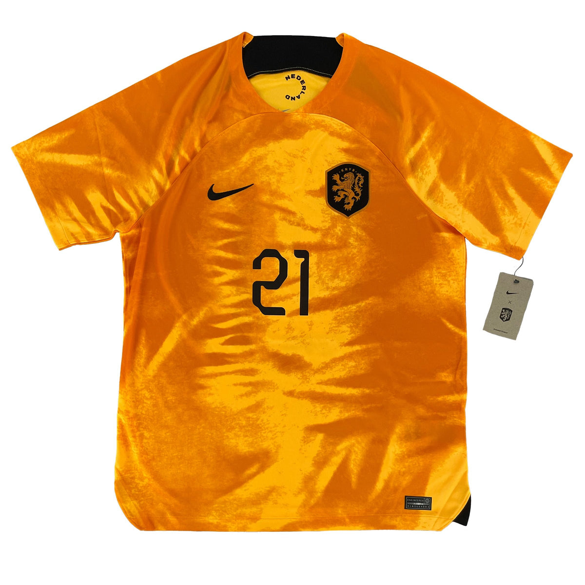 Nederland - Thuisshirt - F. DE JONG #21 - WK 2022 - Maat S & M - 10/10