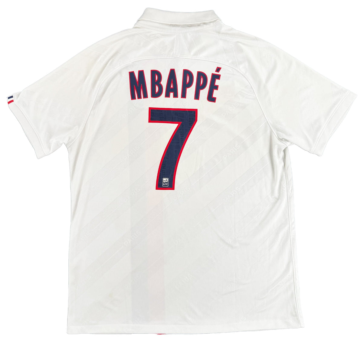 PSG - Derde Shirt - MBAPPÉ #7 - 2019/20 - Maat L - 7/10