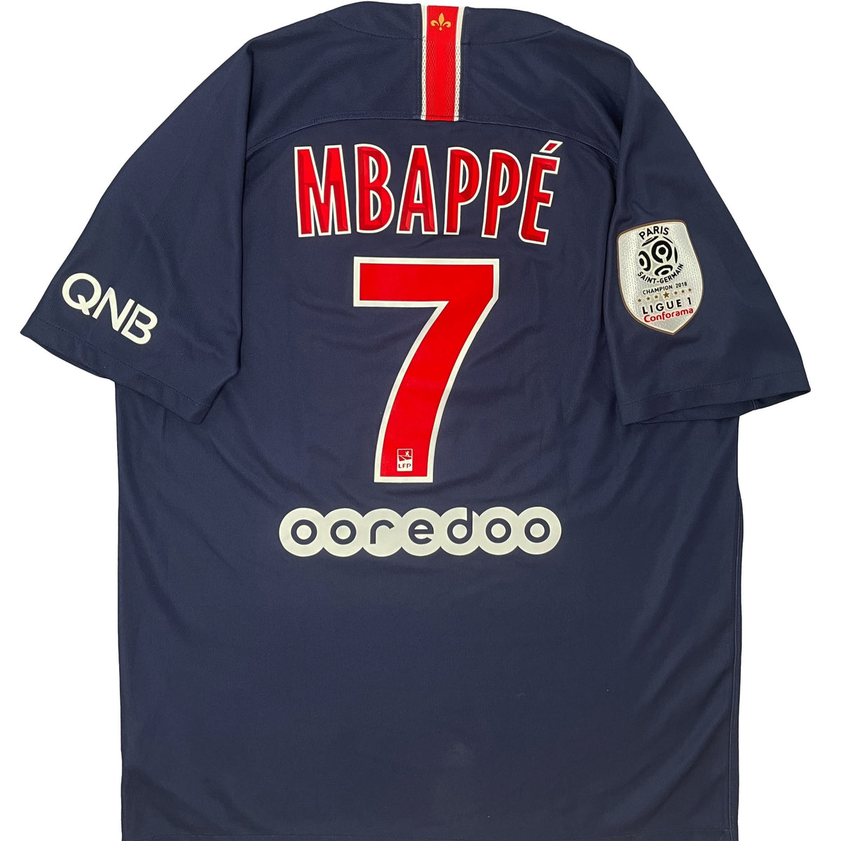 PSG - Thuisshirt - MBAPPÉ #7 - 2018/19 - Maat L - 8/10