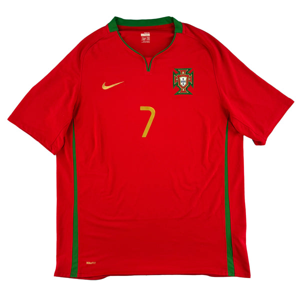 Portugal - Thuisshirt - RONALDO #7 - EK 2008 - Maat XL - 8/10