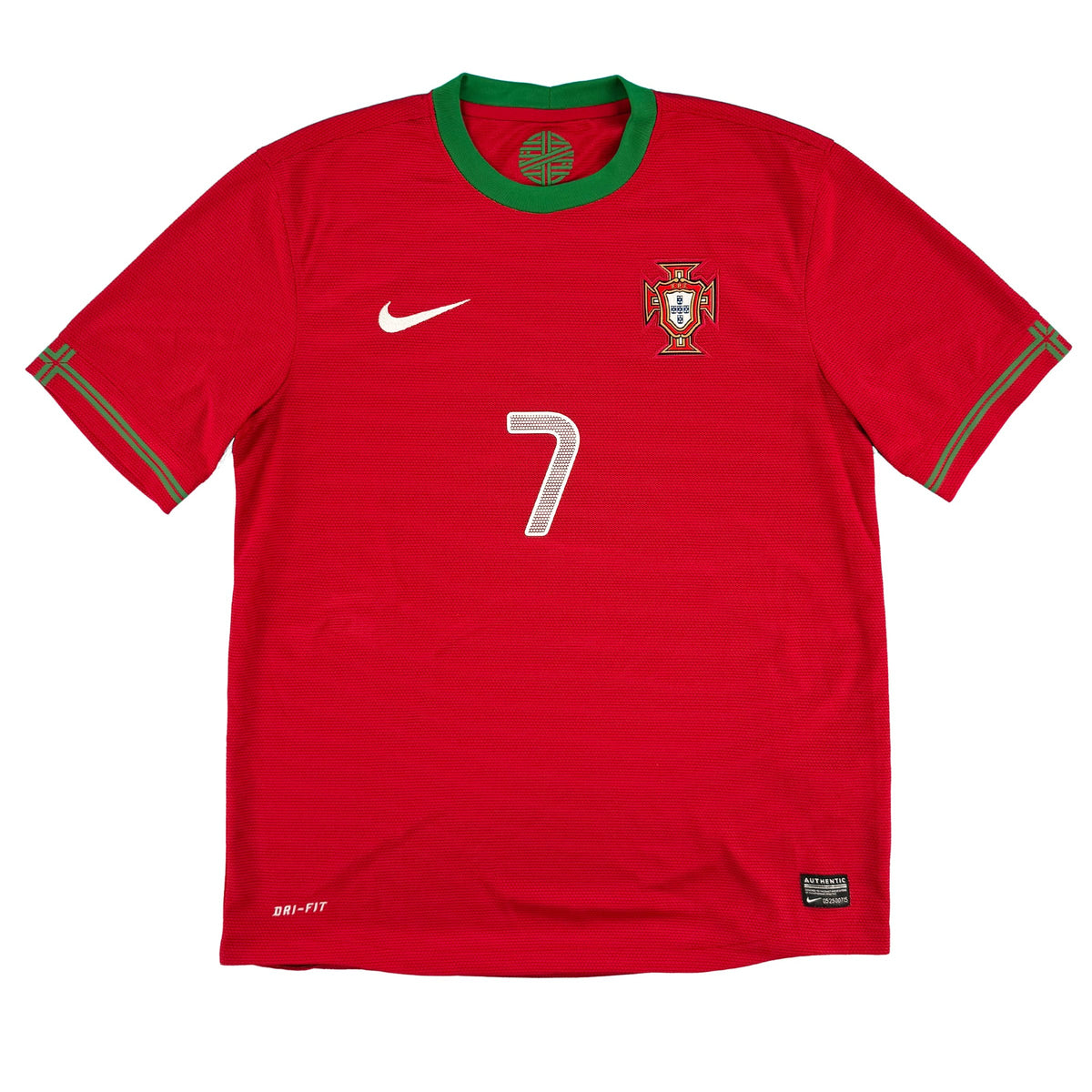 Portugal - Thuisshirt - RONALDO #7 - EK 2012 - Maat M - 8/10