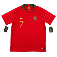 Portugal - Thuisshirt - RONALDO #7 - WK 2018 - Maat XL - 10/10