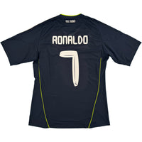 2010-11 Real Madrid Uit Shirt Ronaldo #7 - 8/10 - (M) - Oldschool Voetbalshirts