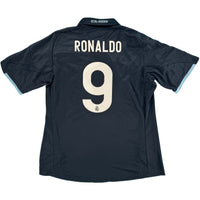 2009-10 Real Madrid Uit Shirt Ronaldo #9 - 9/10 - (L) - Oldschool Voetbalshirts