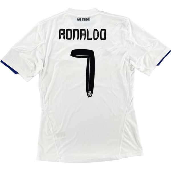 2010-11 Real Madrid Thuis Shirt Ronaldo #7 - 7/10 - (M) - Oldschool Voetbalshirts