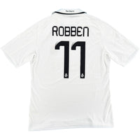 2008-09 Real Madrid Thuis Shirt Robben #11 - 10/10 - (L)