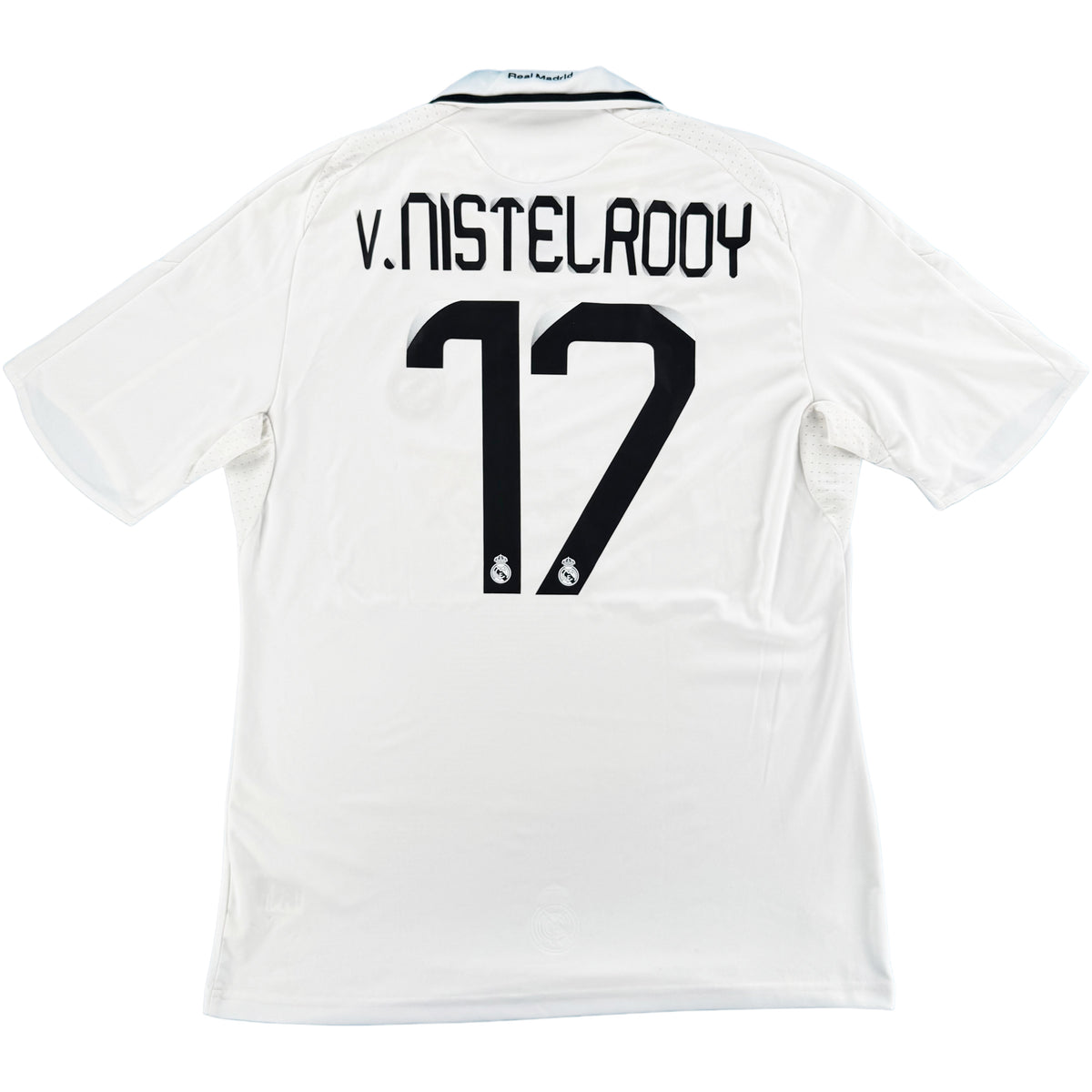 2008-09 Real Madrid Thuis Shirt Van Nistelrooij #17 - 7/10 - (L)