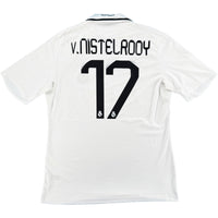 2008-09 Real Madrid Thuis Shirt Van Nistelrooij #17 - 7/10 - (L)